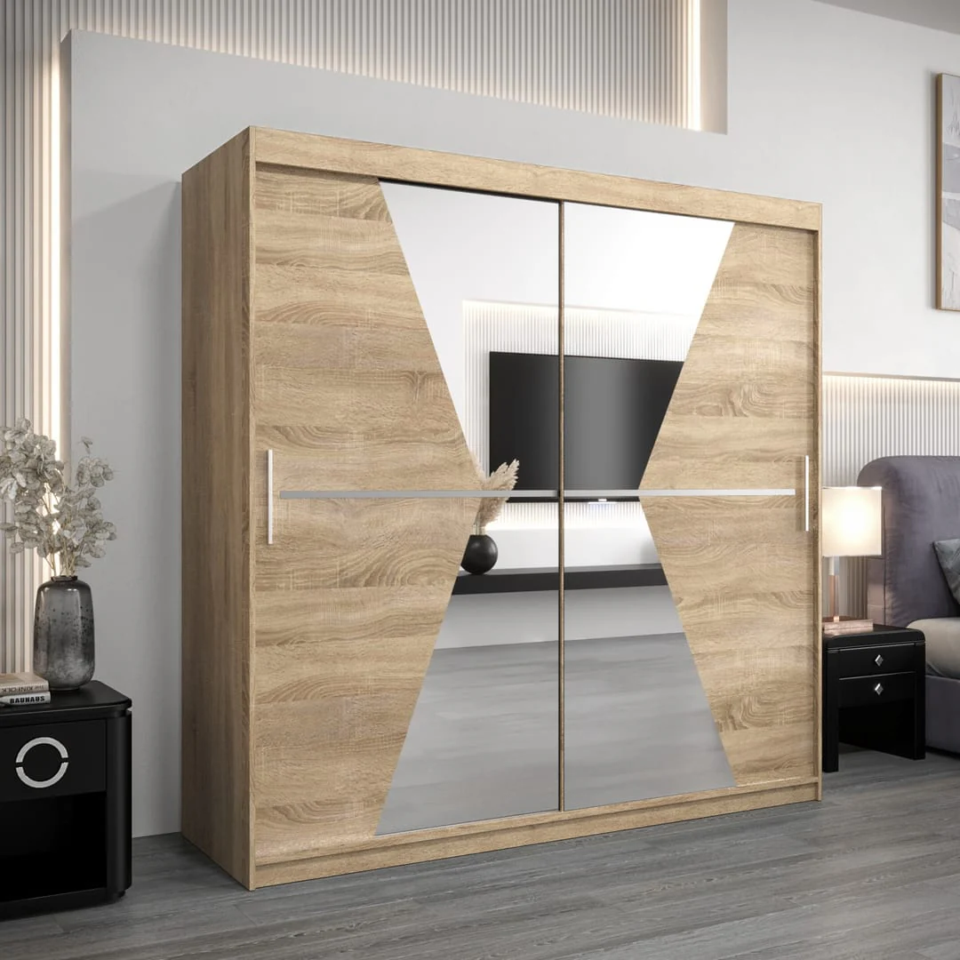 Morocco Sliding Door Wardrobe 200cm - Image 14