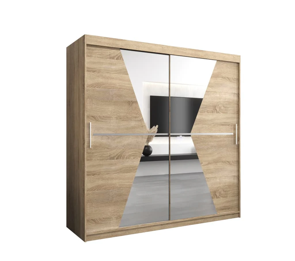 Morocco Sliding Door Wardrobe 200cm - Image 15