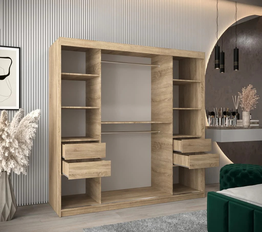 Morocco Sliding Door Wardrobe 200cm - Image 17