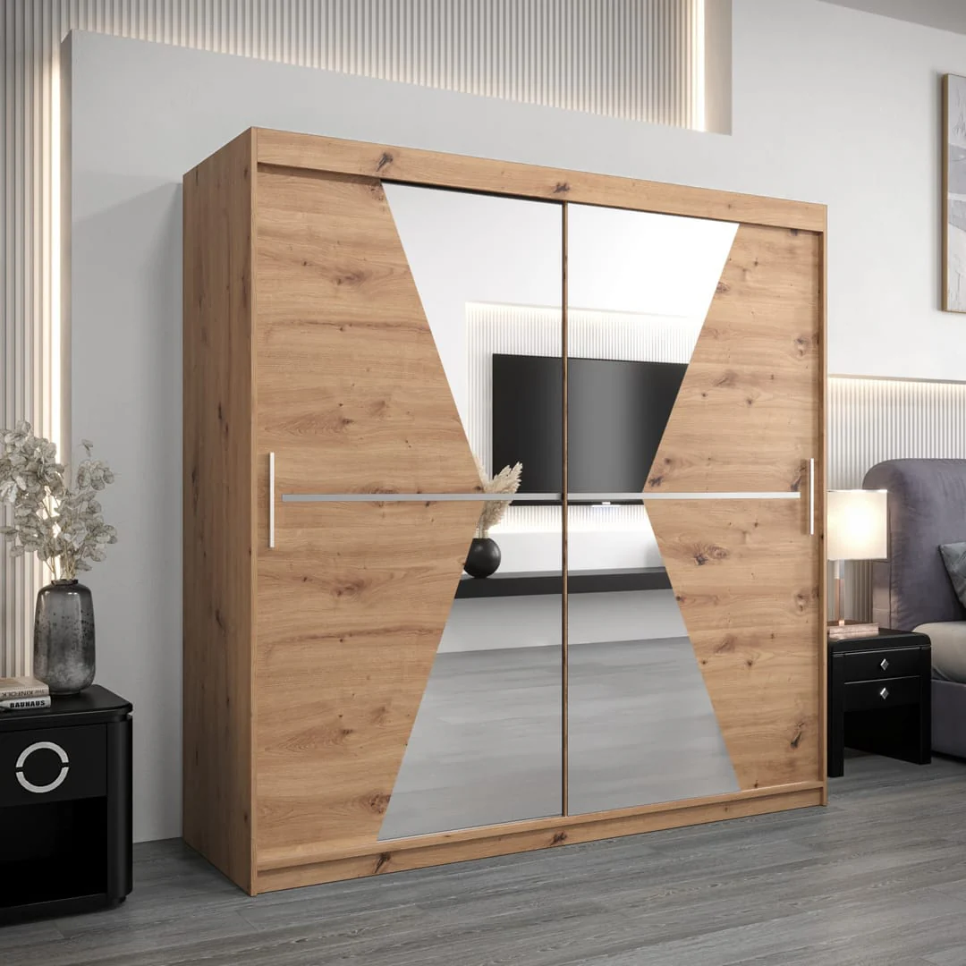 Morocco Sliding Door Wardrobe 200cm - Image 5
