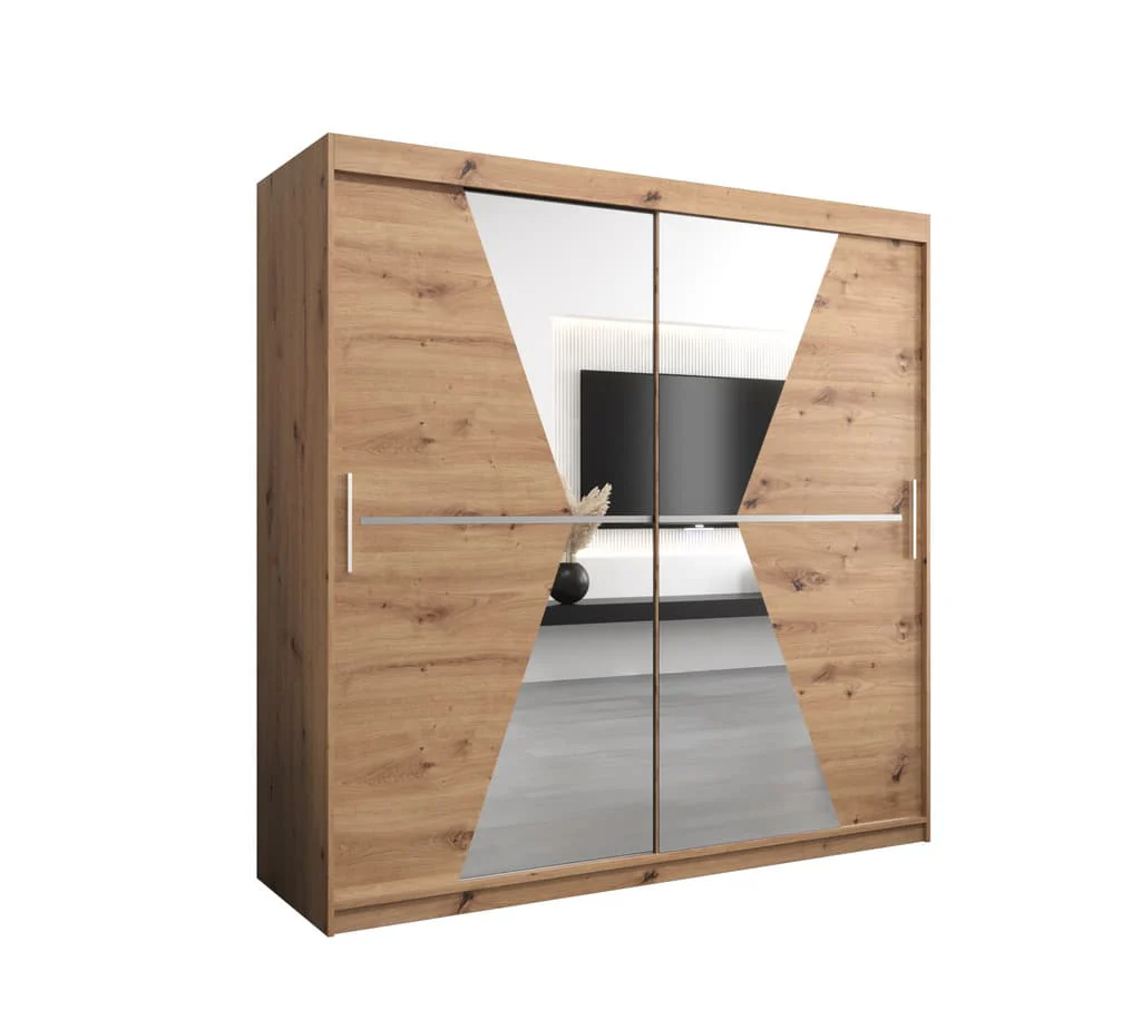 Morocco Sliding Door Wardrobe 200cm - Image 6