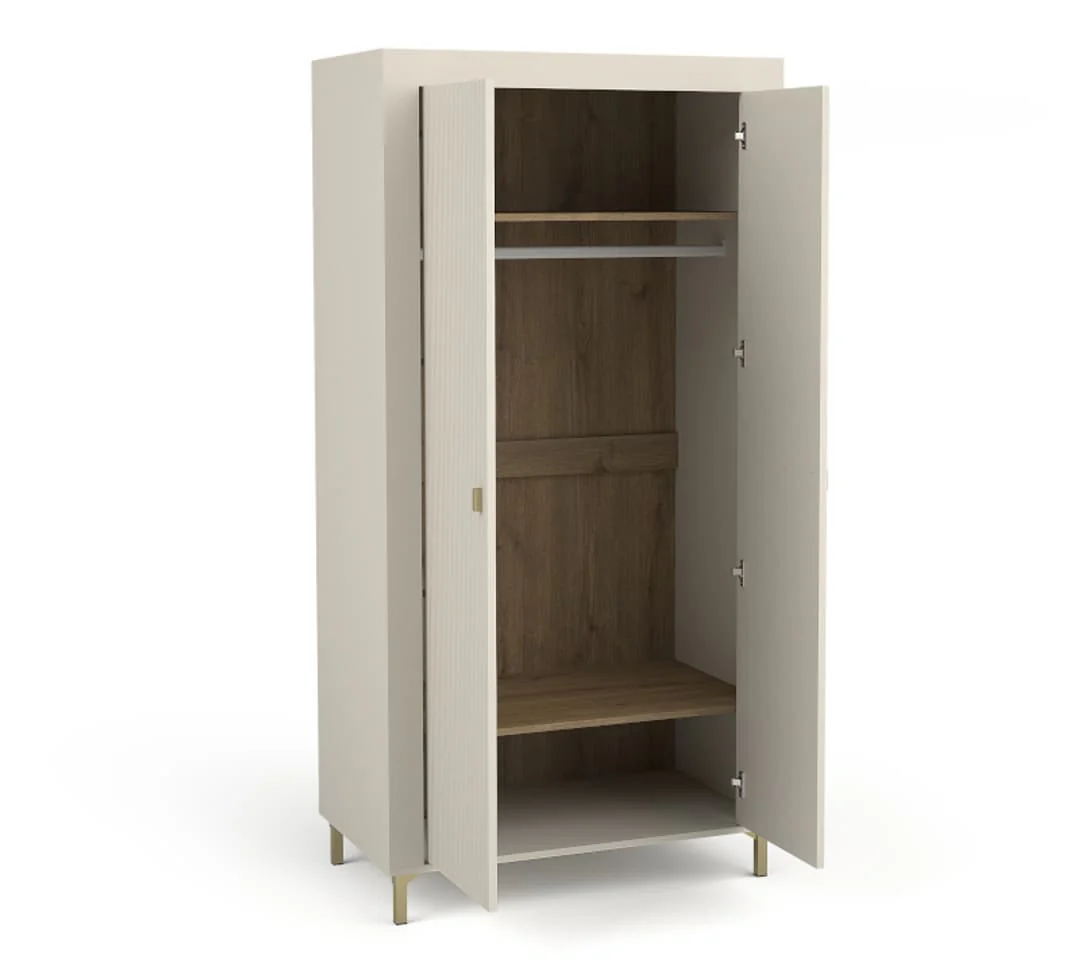 Mossa 01 Hinged Door Wardrobe 97cm - Image 2