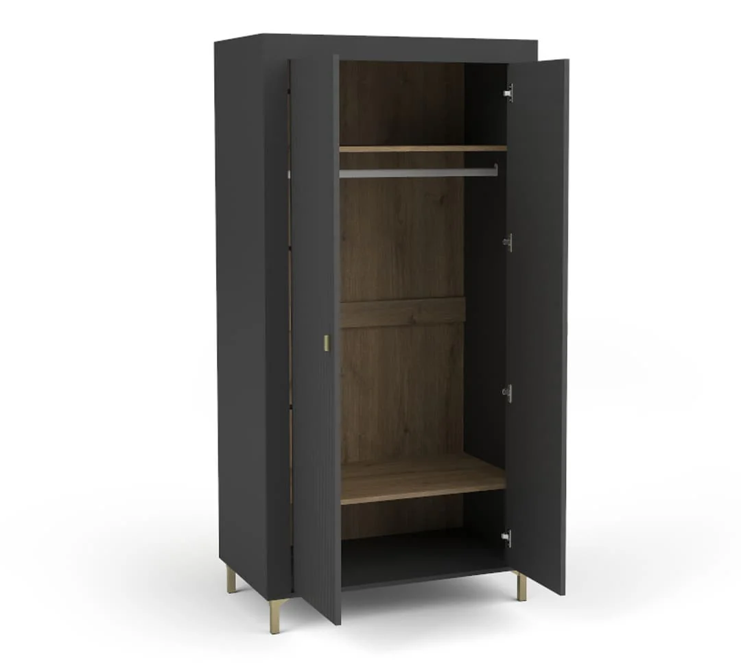 Mossa 01 Hinged Door Wardrobe 97cm - Image 5