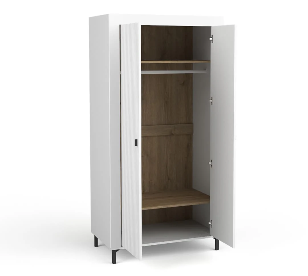 Mossa 01 Hinged Door Wardrobe 97cm - Image 8