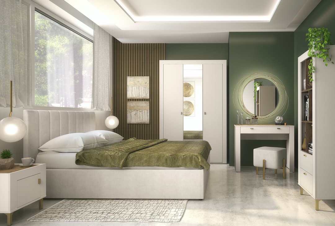 Mossa 02 Hinged Door Wardrobe 137cm - Image 3