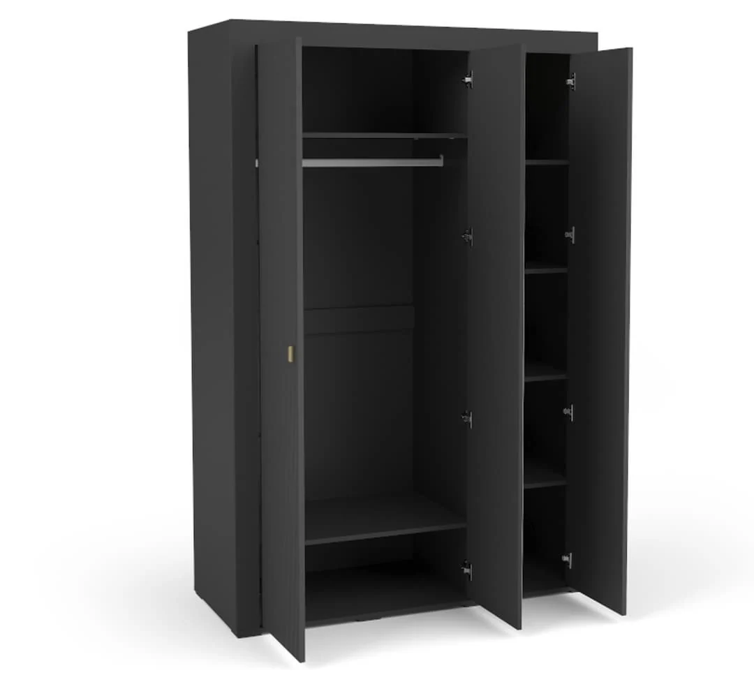 Mossa 02 Hinged Door Wardrobe 137cm - Image 5