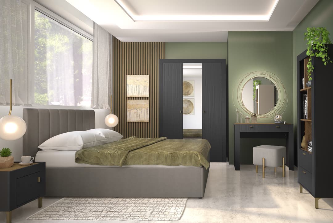 Mossa 02 Hinged Door Wardrobe 137cm - Image 6