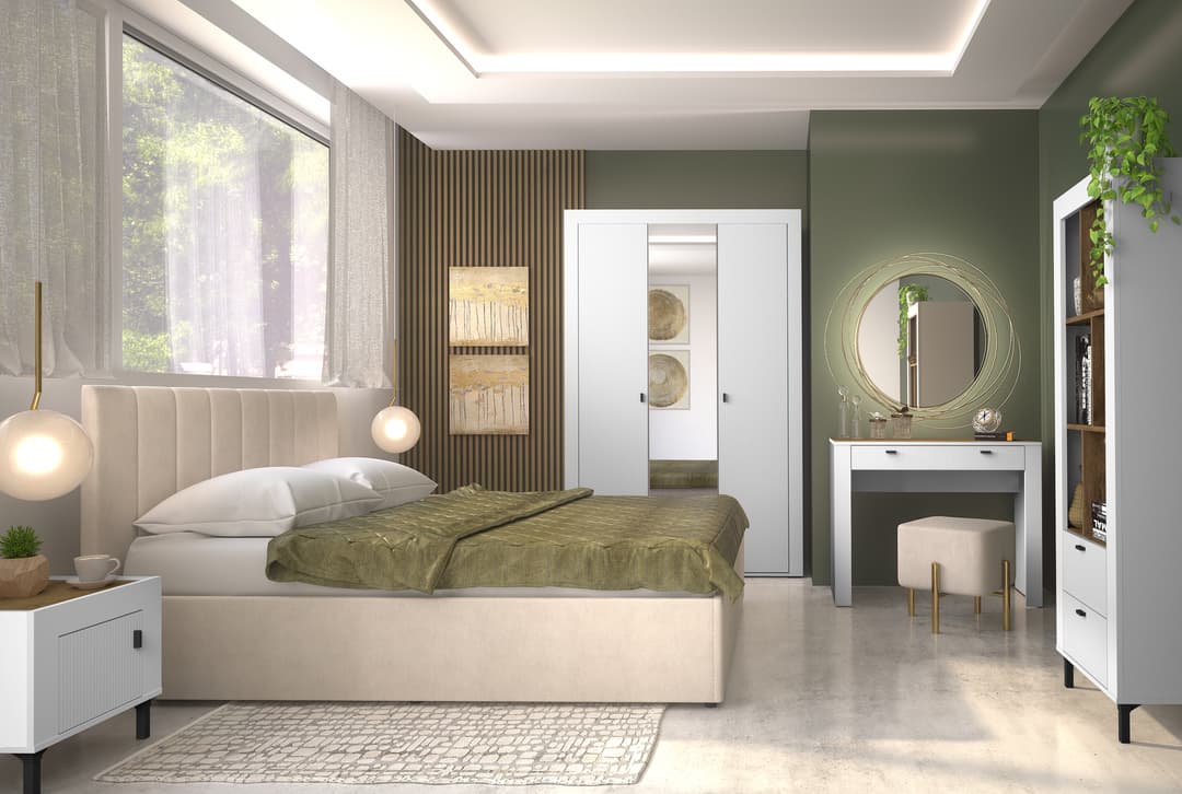 Mossa 02 Hinged Door Wardrobe 137cm - Image 9