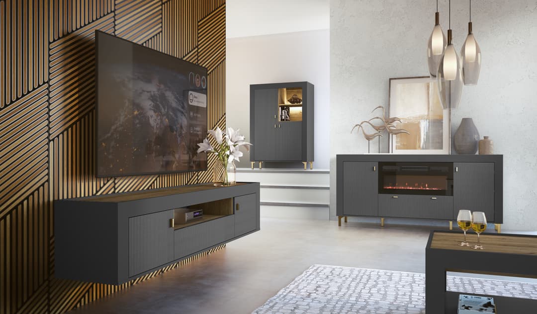 Mossa 05 Highboard Cabinet 97cm - Image 8