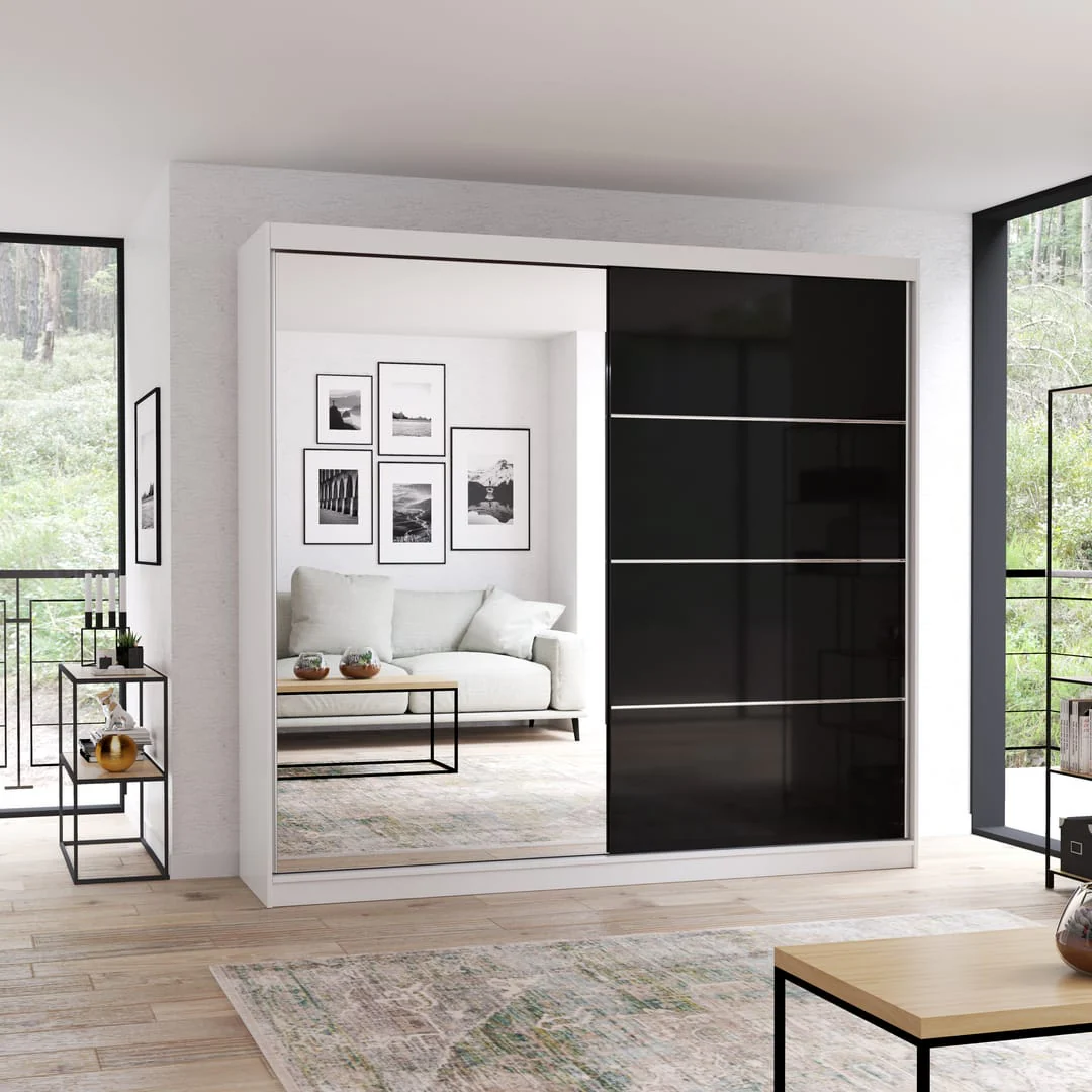 Multi 31 Sliding Door Wardrobe 233cm - Image 4
