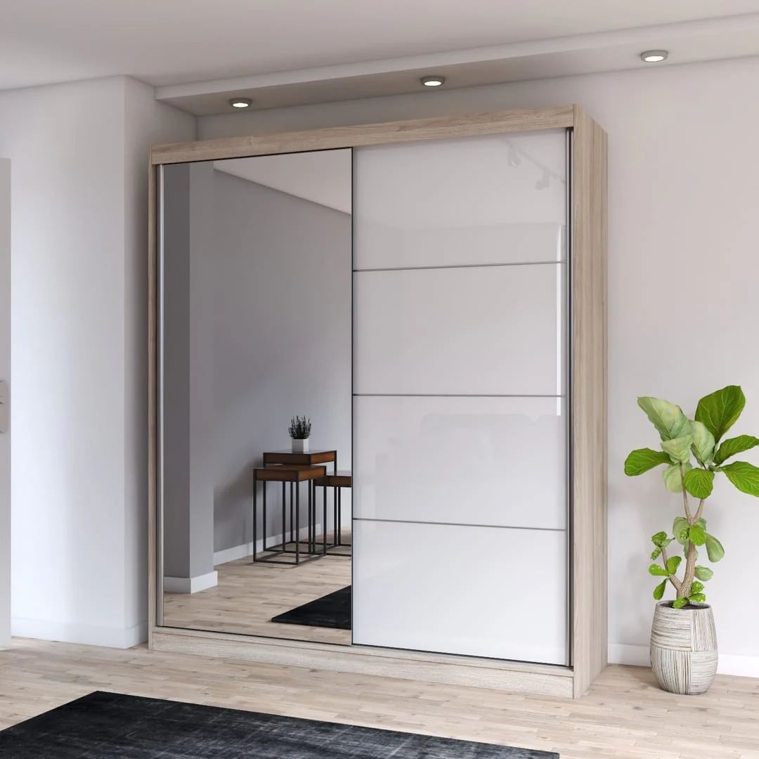 Multi 35 Sliding Door Wardrobe 183cm - Image 3