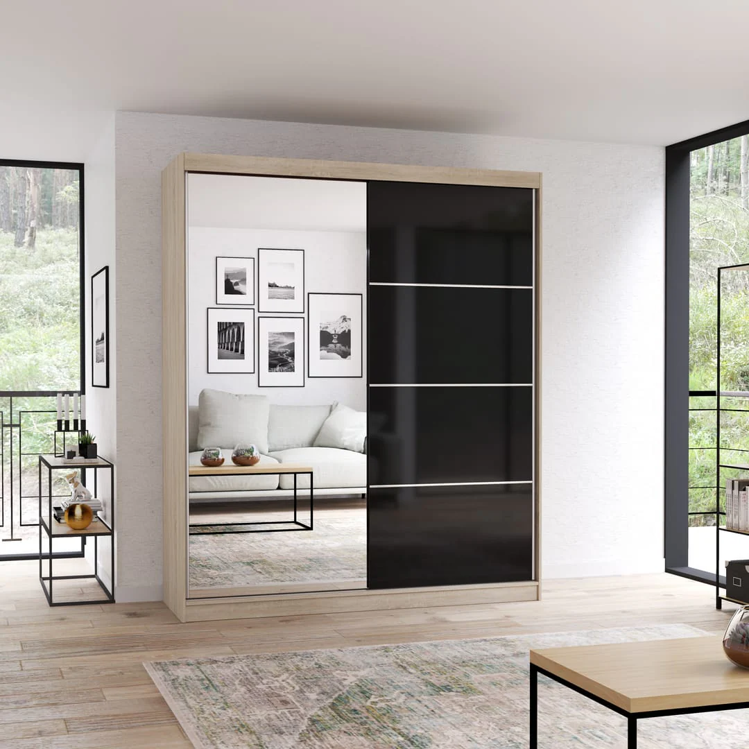 Multi 31 Sliding Door Wardrobe 183cm - Image 3