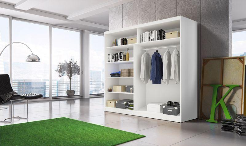 Multi 42 Sliding Door Wardrobe 203cm - Image 2