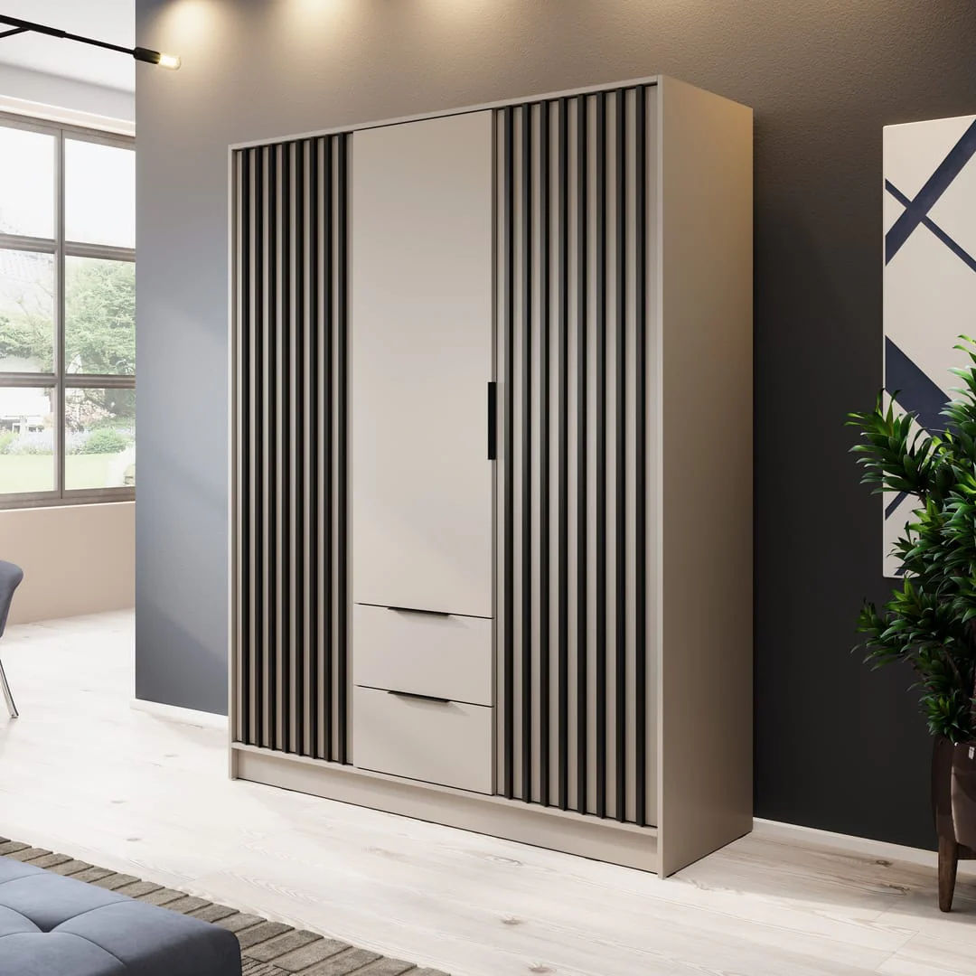 Nelly Hinged Door Wardrobe 155cm