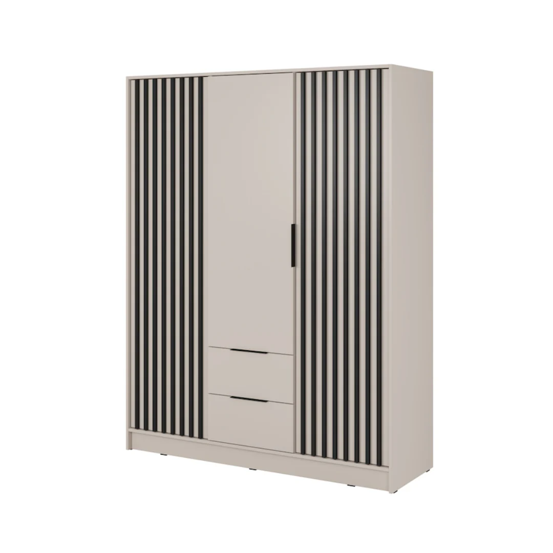 Nelly Hinged Door Wardrobe 155cm - Image 2