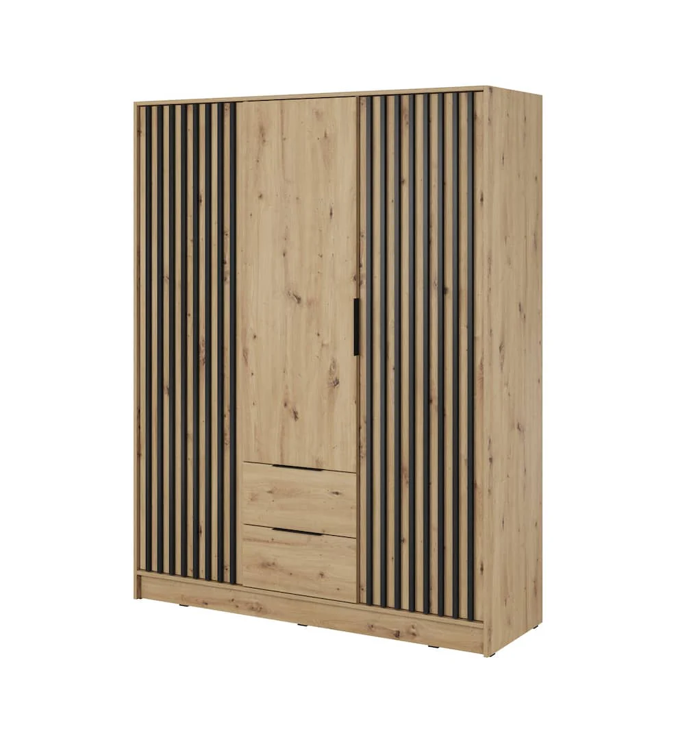 Nelly Hinged Door Wardrobe 155cm - Image 5