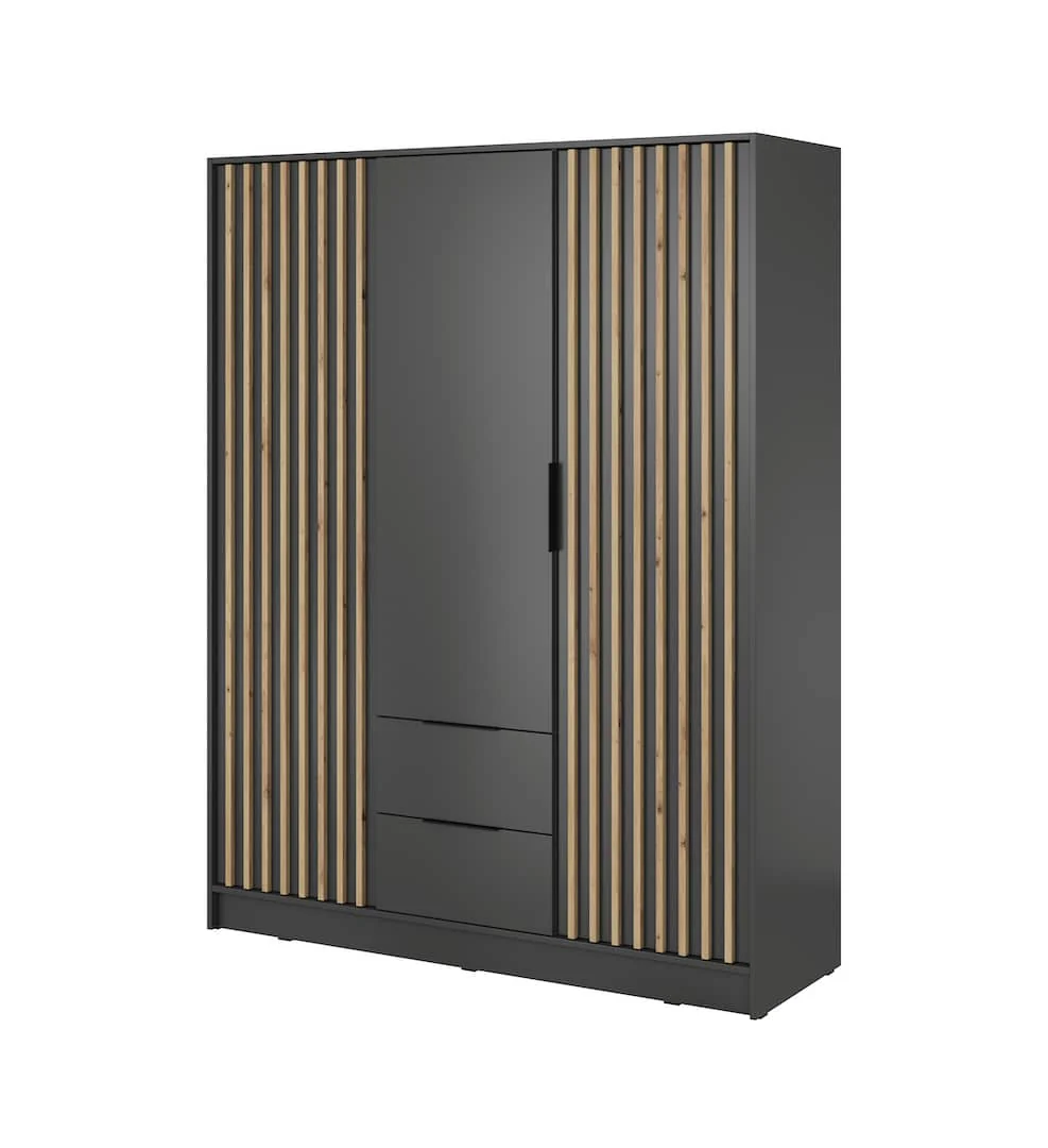 Nelly Hinged Door Wardrobe 155cm - Image 8