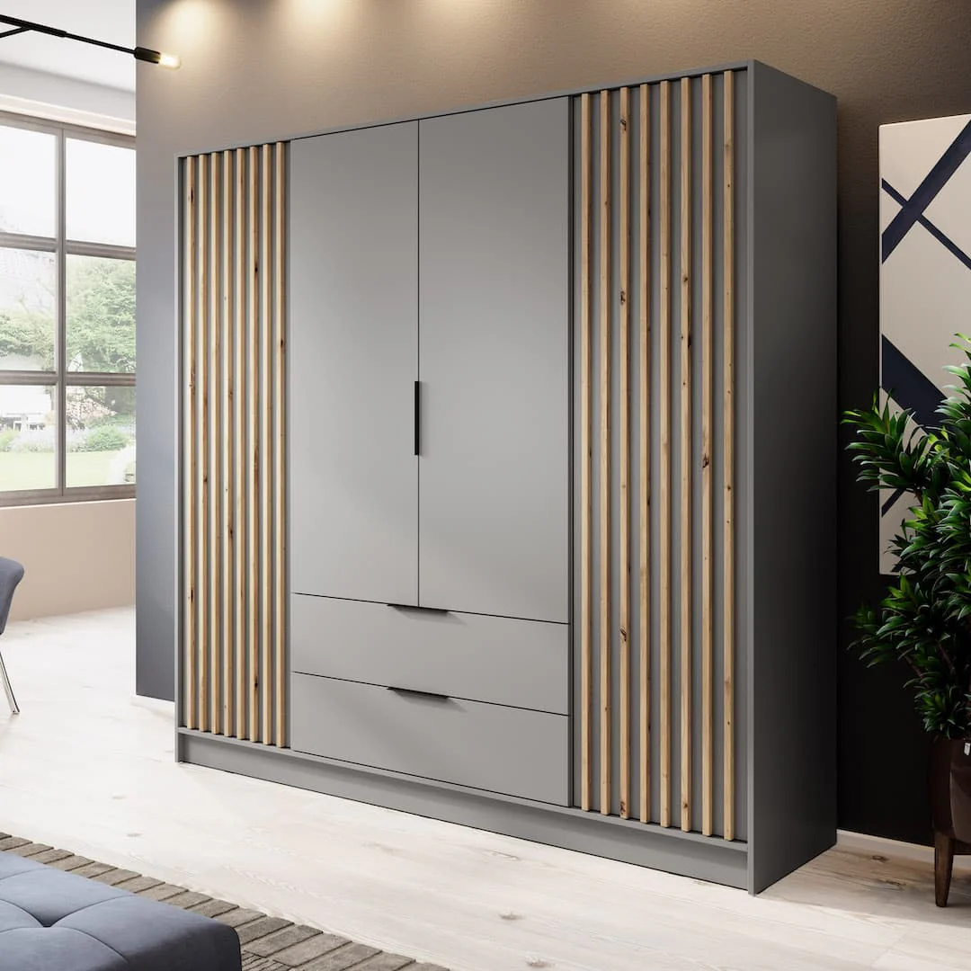 Nelly Hinged Door Wardrobe 206cm - Image 10