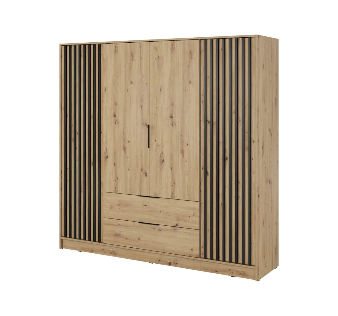 Nelly Hinged Door Wardrobe 206cm - Image 5
