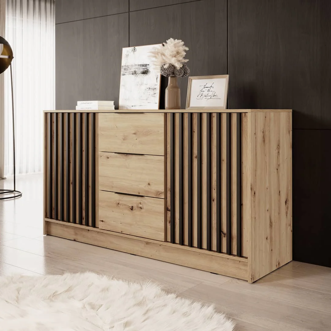 Nelly Sideboard Cabinet 155cm - Image 3