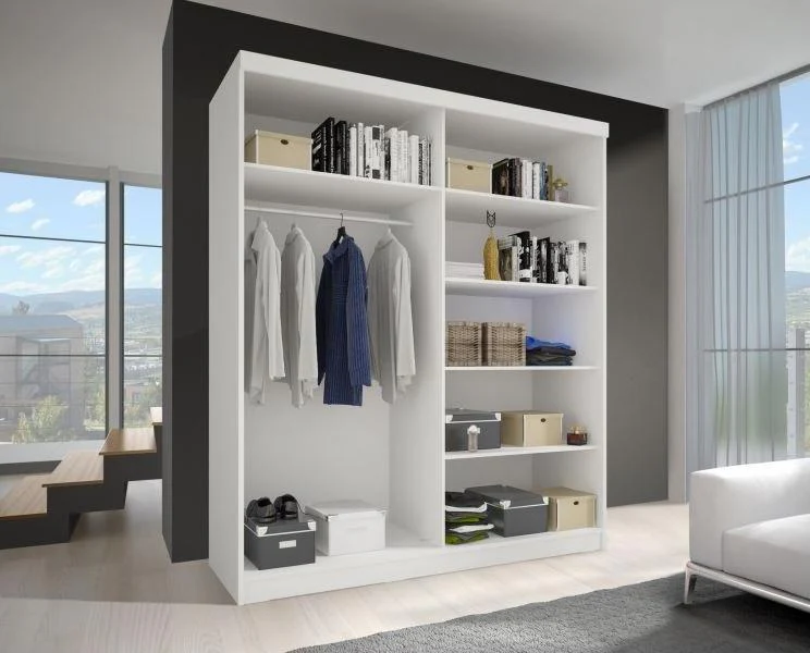 Neomi 01 Sliding Door Wardrobe 120cm - Image 5