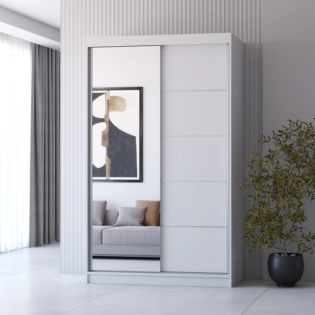 Neomi 05 Sliding Door Wardrobe 120cm
