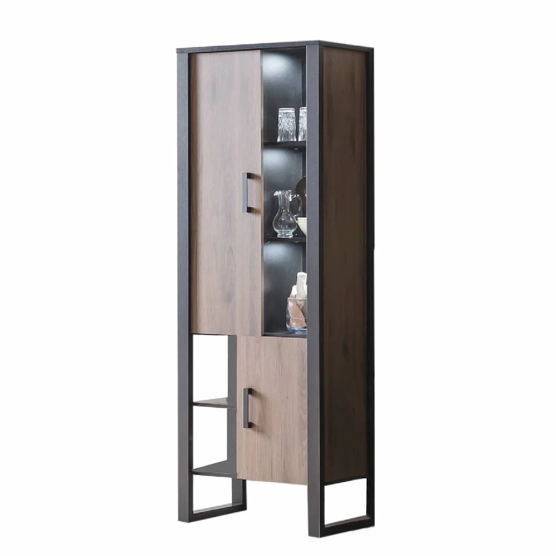 Nordi 12 Tall Display Cabinet 75cm - Image 2