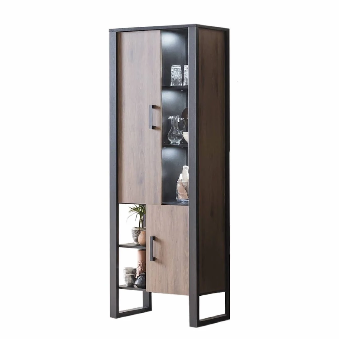 Nordi 12 Tall Display Cabinet 75cm - Image 3