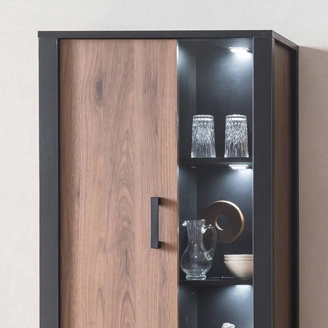 Nordi 12 Tall Display Cabinet 75cm - Image 5