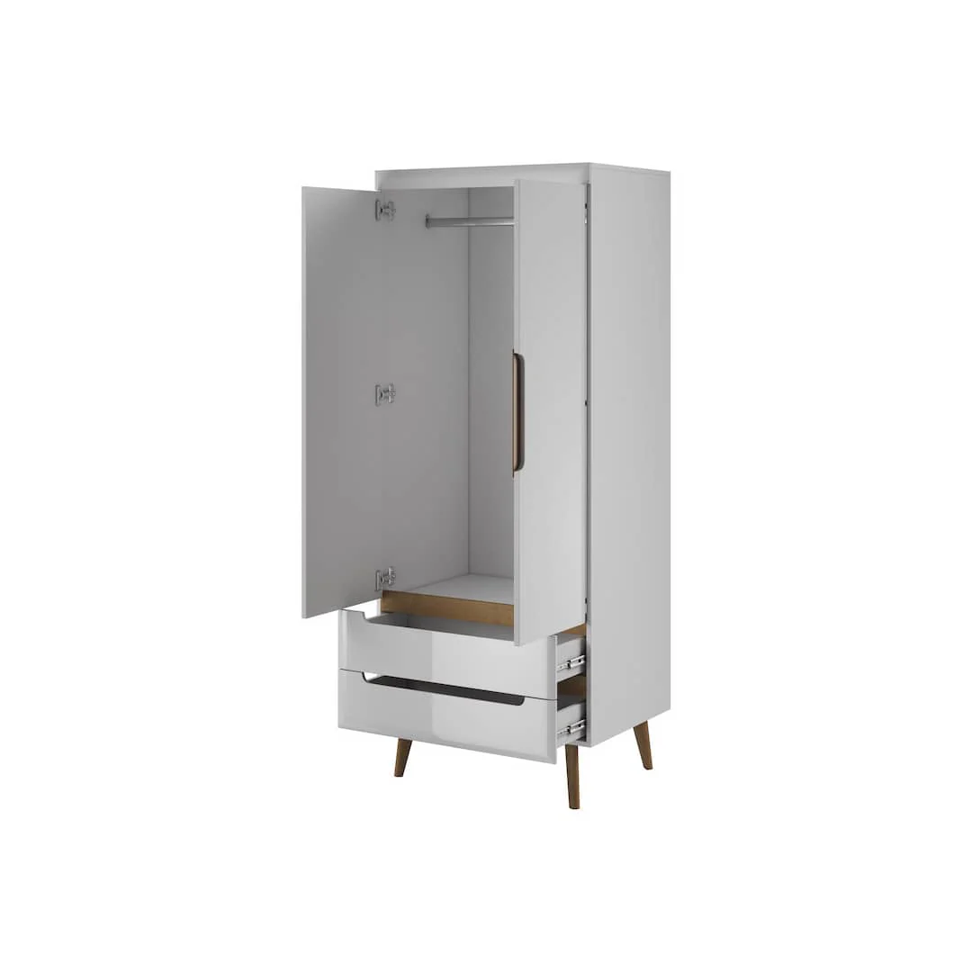 Nordi Hinged Wardrobe 80cm - Image 2