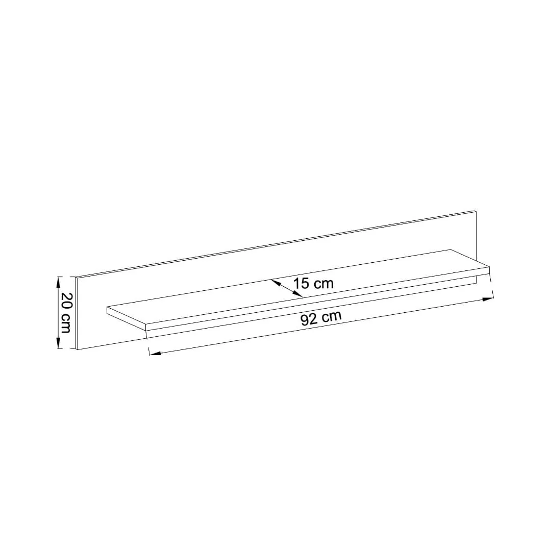 Nordi Wall Shelf 107cm - Image 5
