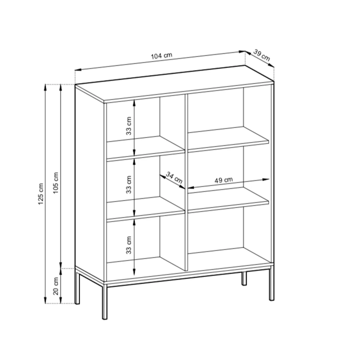 Nova Highboard Cabinet 104cm - Image 31