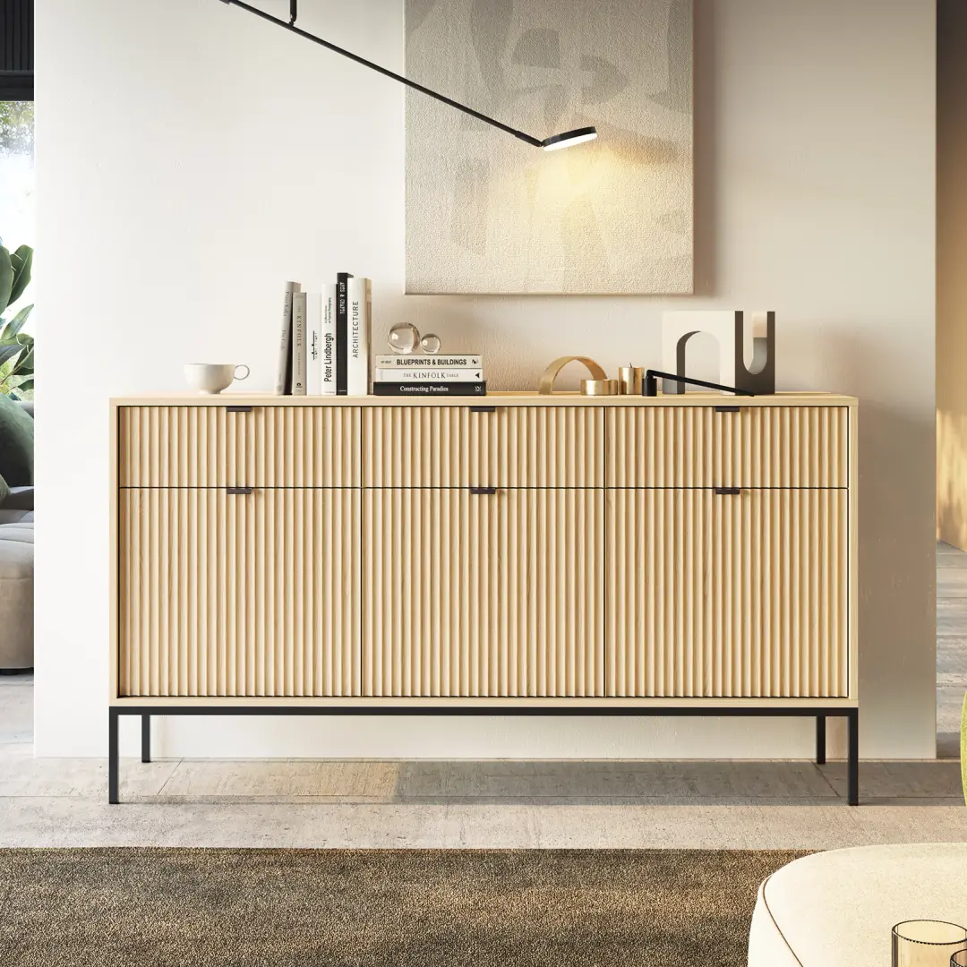 Nova Large Sideboard Cabinet 154cm - Image 5