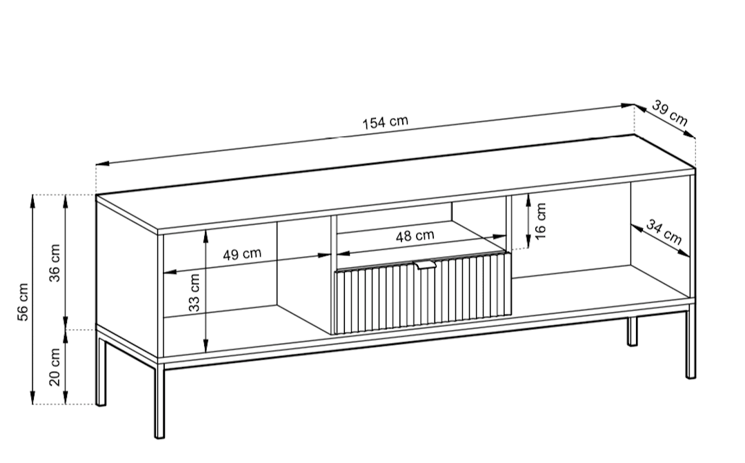 Nova TV Cabinet 154cm - Image 31