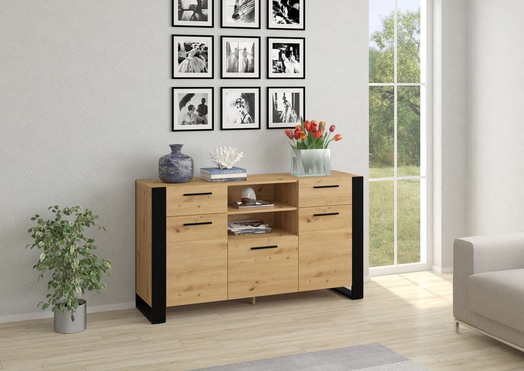 Nuka Sideboard Cabinet 155cm - Image 3