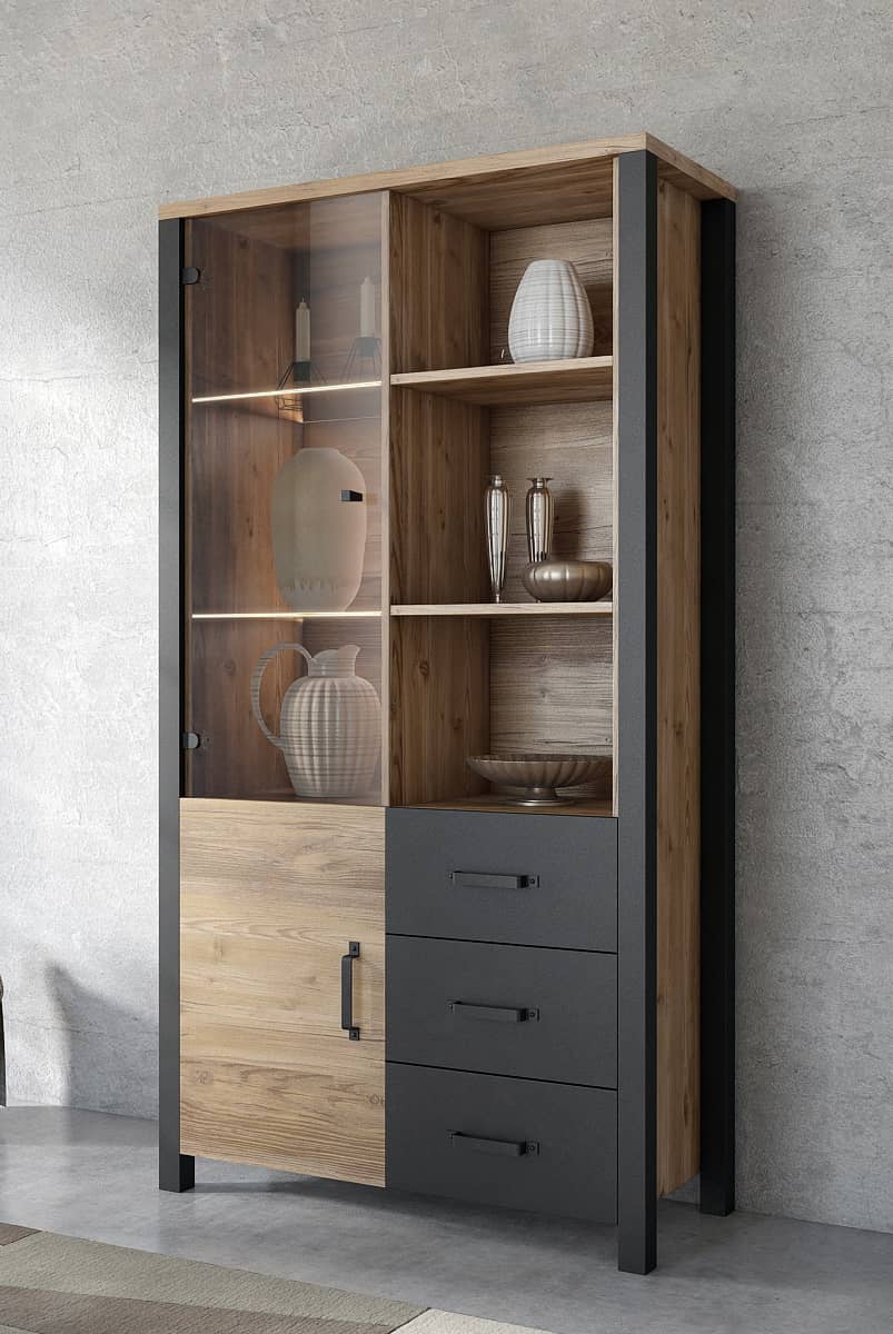 Olin 13 Display Cabinet 101cm - Image 4