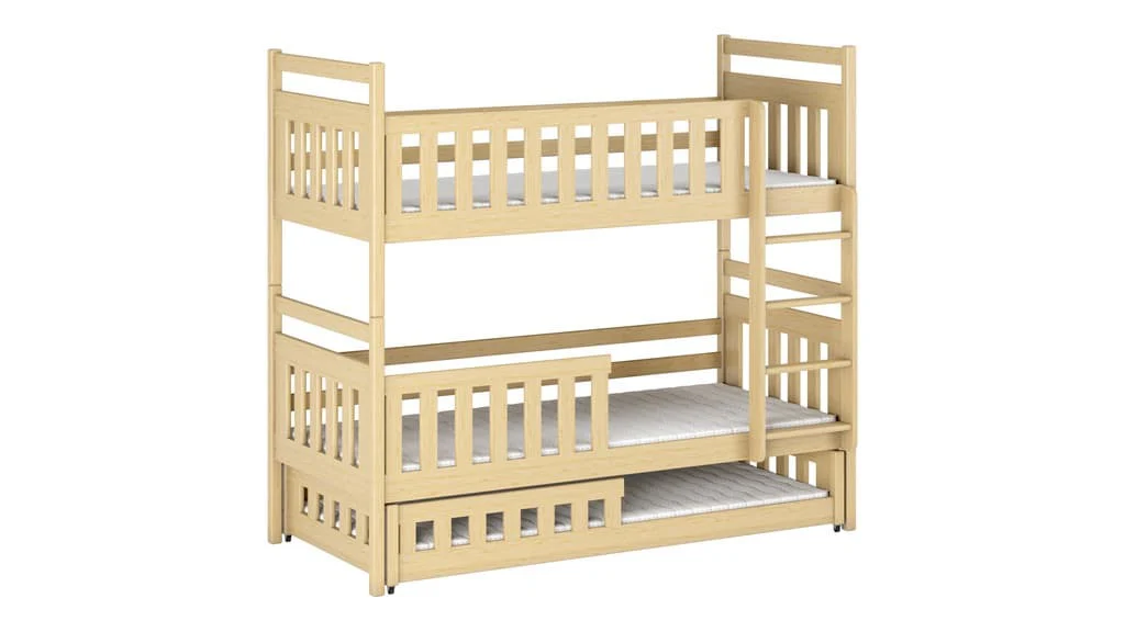 Wooden Bunk Bed Olivia With Trundle - Image 11