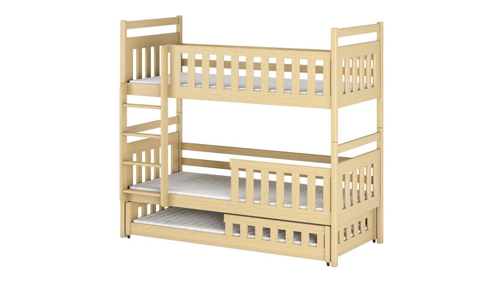 Wooden Bunk Bed Olivia With Trundle - Image 12