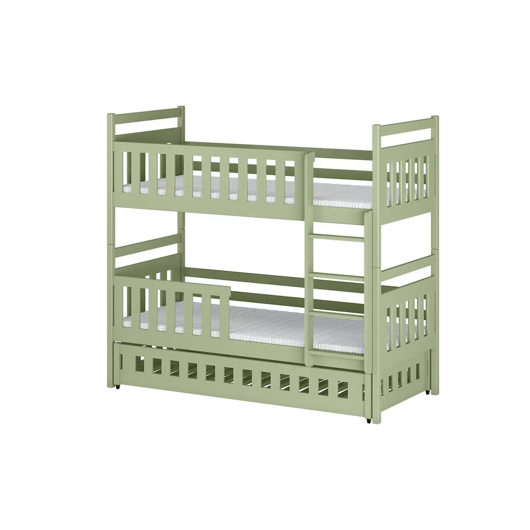 Wooden Bunk Bed Olivia With Trundle - Image 14