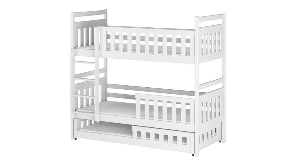 Wooden Bunk Bed Olivia With Trundle - Image 6