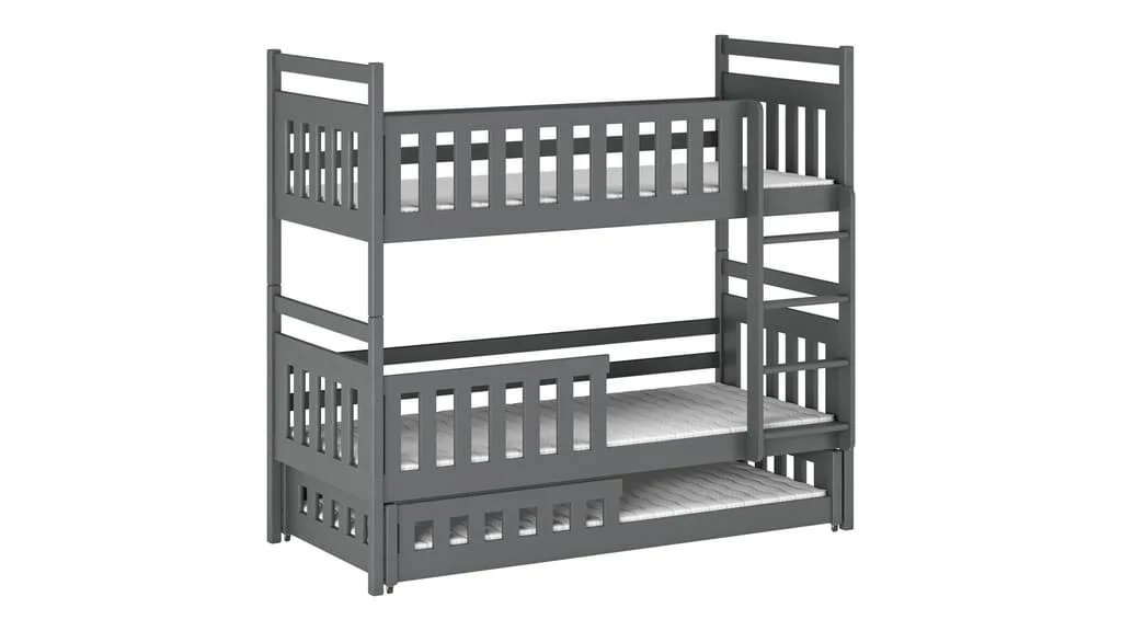 Wooden Bunk Bed Olivia With Trundle - Image 8
