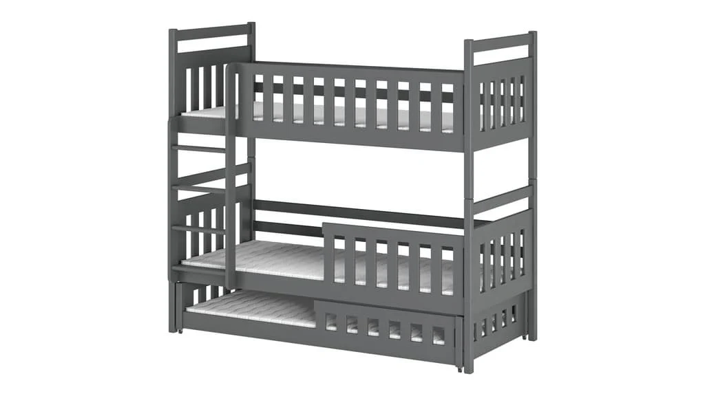 Wooden Bunk Bed Olivia With Trundle - Image 9