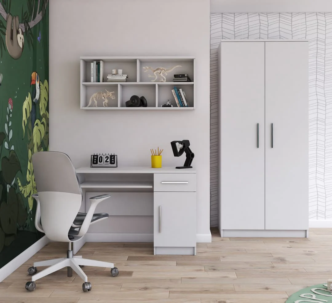 Omega OM-06 Hinged Wardrobe 80cm - Image 4