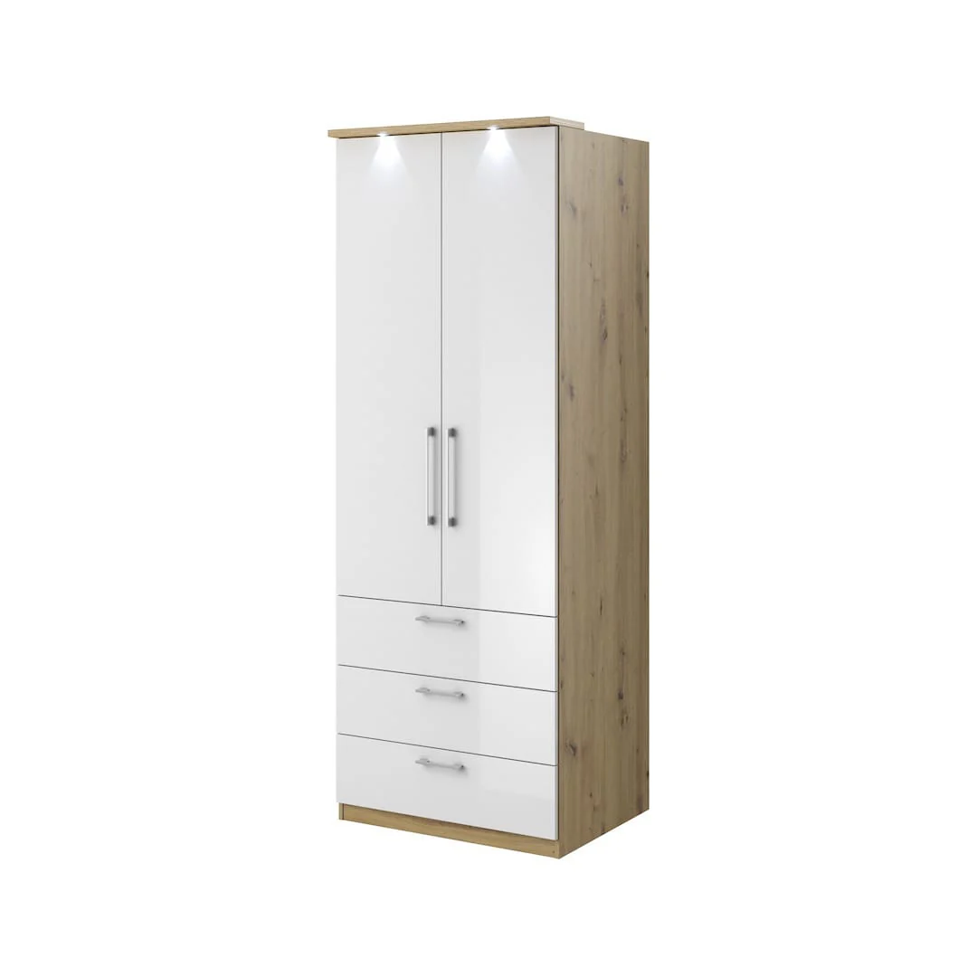 Optima 68 Hinged Wardrobe 80cm - Image 7