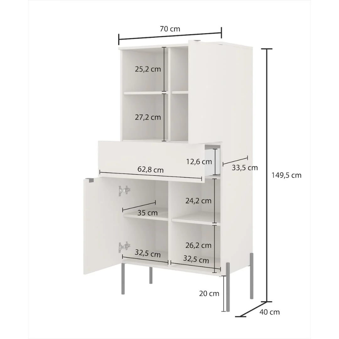Ore 42 Highboard Cabinet 70cm - Image 8