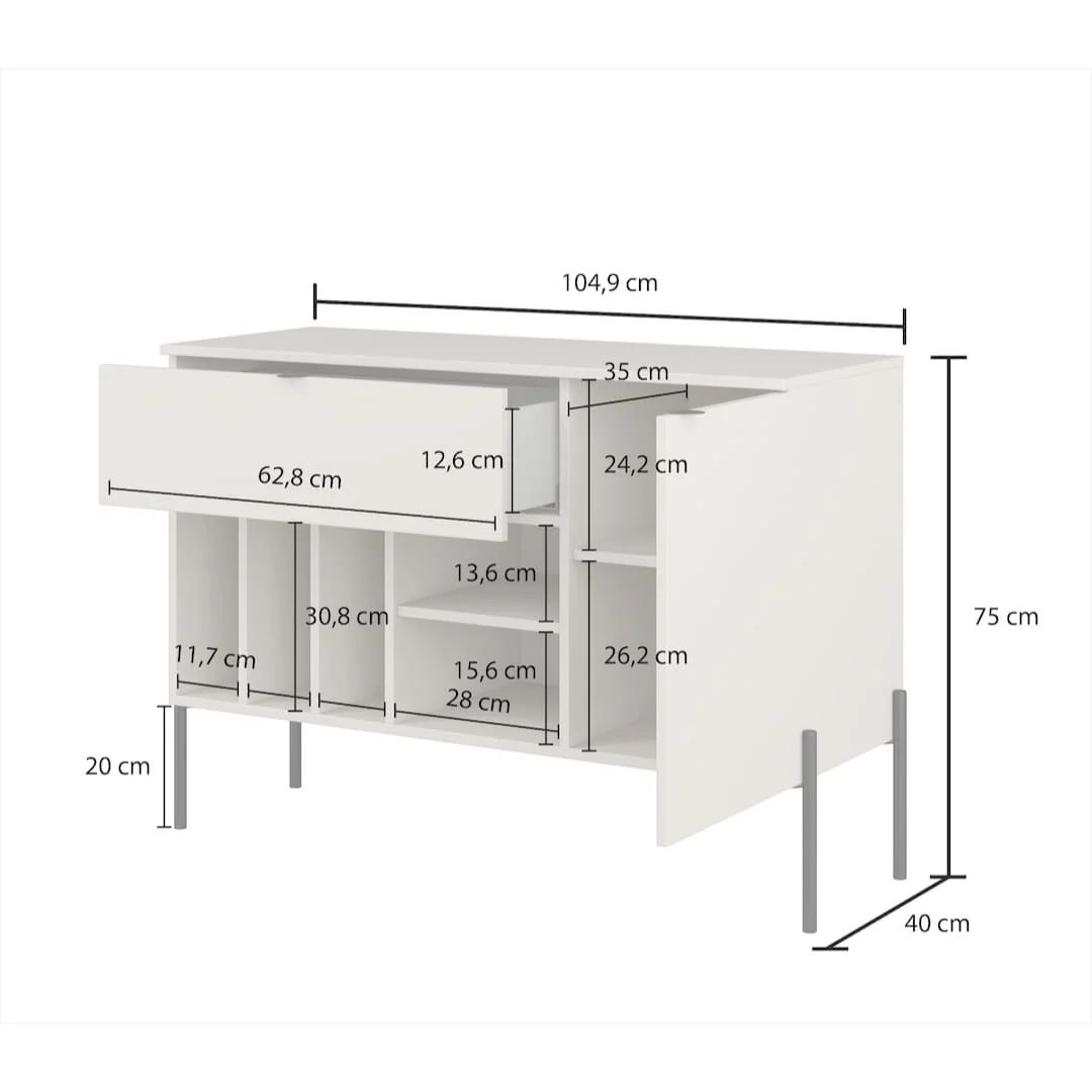 Ore 45 Sideboard Cabinet 105cm - Image 9