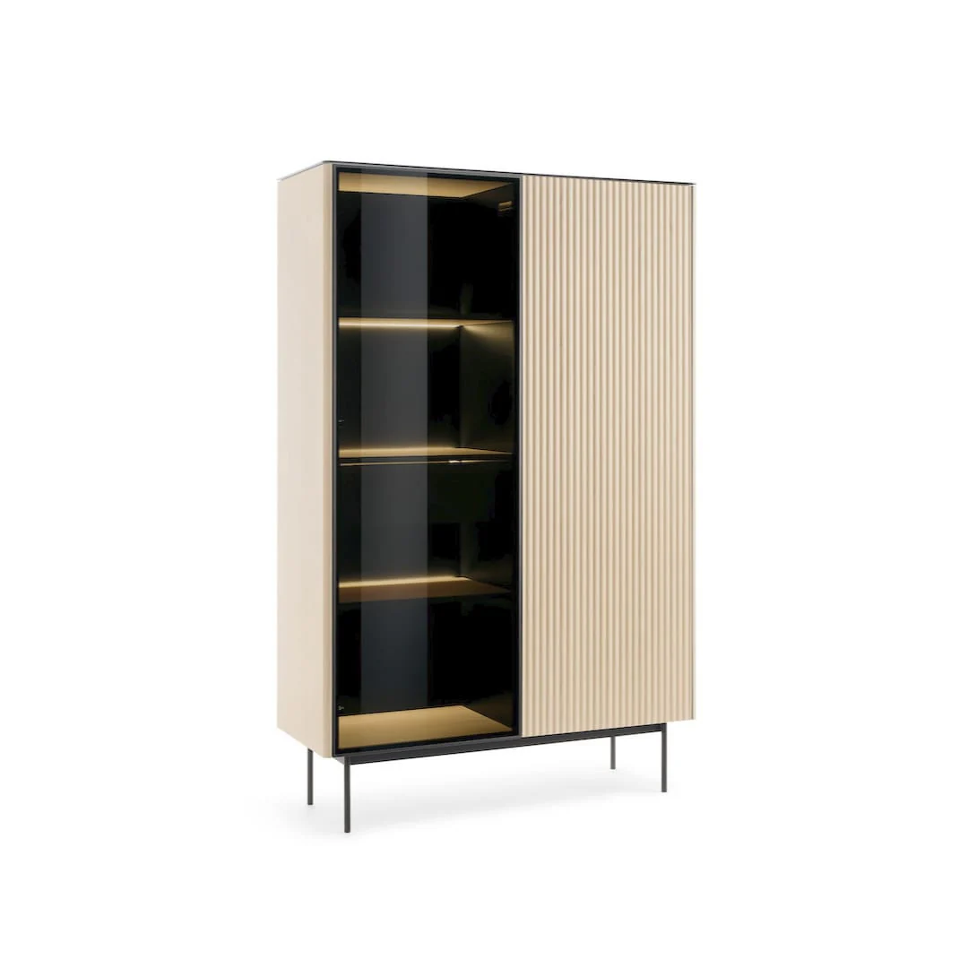 Orta Tall Display Cabinet 107cm - Image 3
