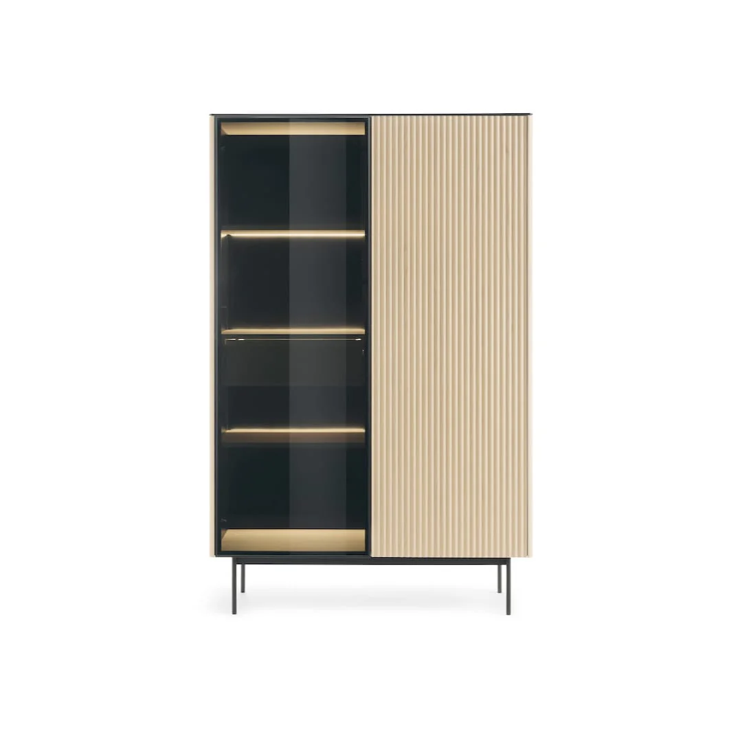 Orta Tall Display Cabinet 107cm - Image 5
