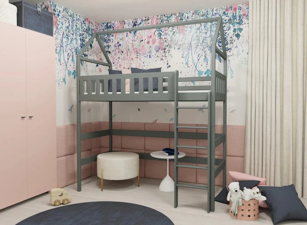 Otylia Wooden Loft Bed - Image 7