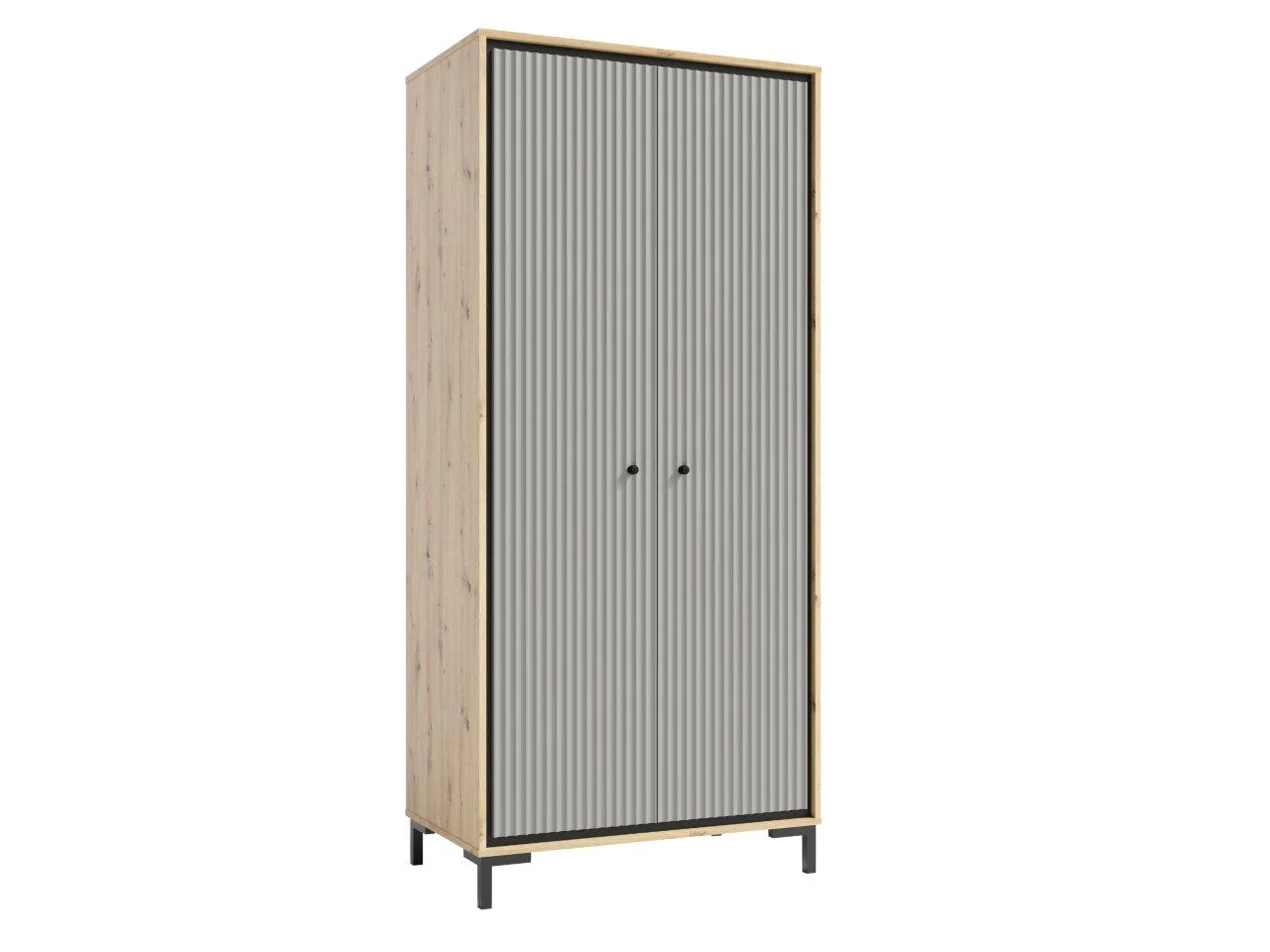 Parii Hinged Door Wardrobe 89cm - Image 5